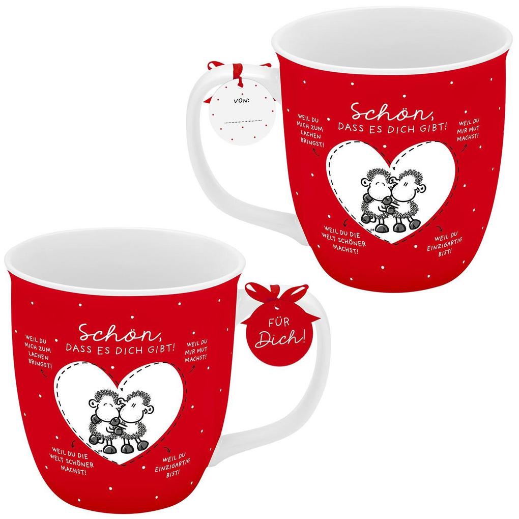 Weitere Ansicht: Tasse klein "Schön, dass es dich gibt! Weil du........!"
