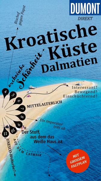 Produktbild: DUMONT direkt Reiseführer Kroatische Küste Dalmatien | Daniela Schetar