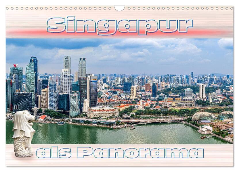 Produktbild: Singapur als Panorama (Wandkalender 2026 DIN A3 quer), CALVENDO Monatskalender | Calvendo, Dieter Gödecke