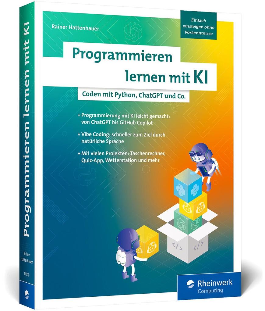 Produktbild: Programmieren lernen mit KI | Rainer Hattenhauer
