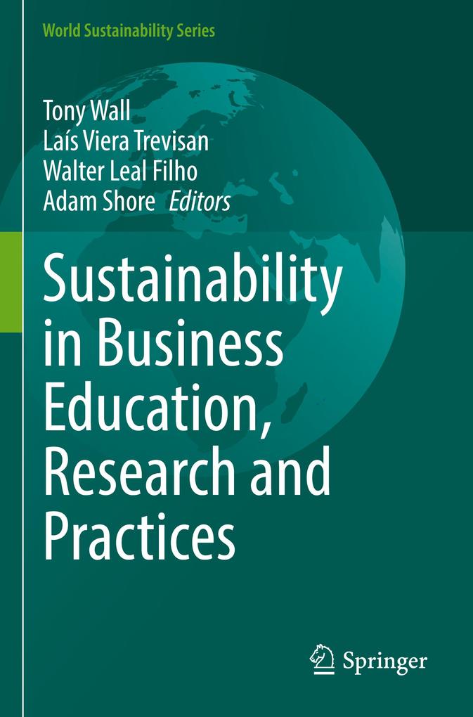 Produktbild: Sustainability in Business Education, Research and Practices
