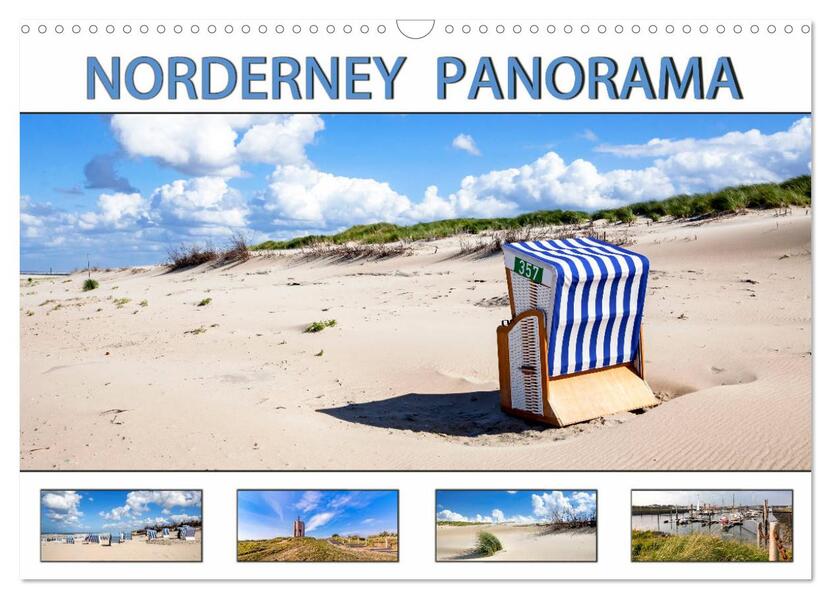 Produktbild: NORDERNEY PANORAMA (Wandkalender 2026 DIN A3 quer), CALVENDO Monatskalender | Andrea Dreegmeyer, Calvendo
