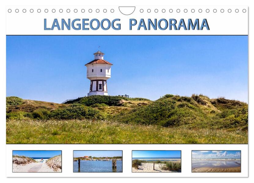 Produktbild: LANGEOOG PANORAMA (Wandkalender 2026 DIN A4 quer), CALVENDO Monatskalender | Andrea Dreegmeyer, Calvendo