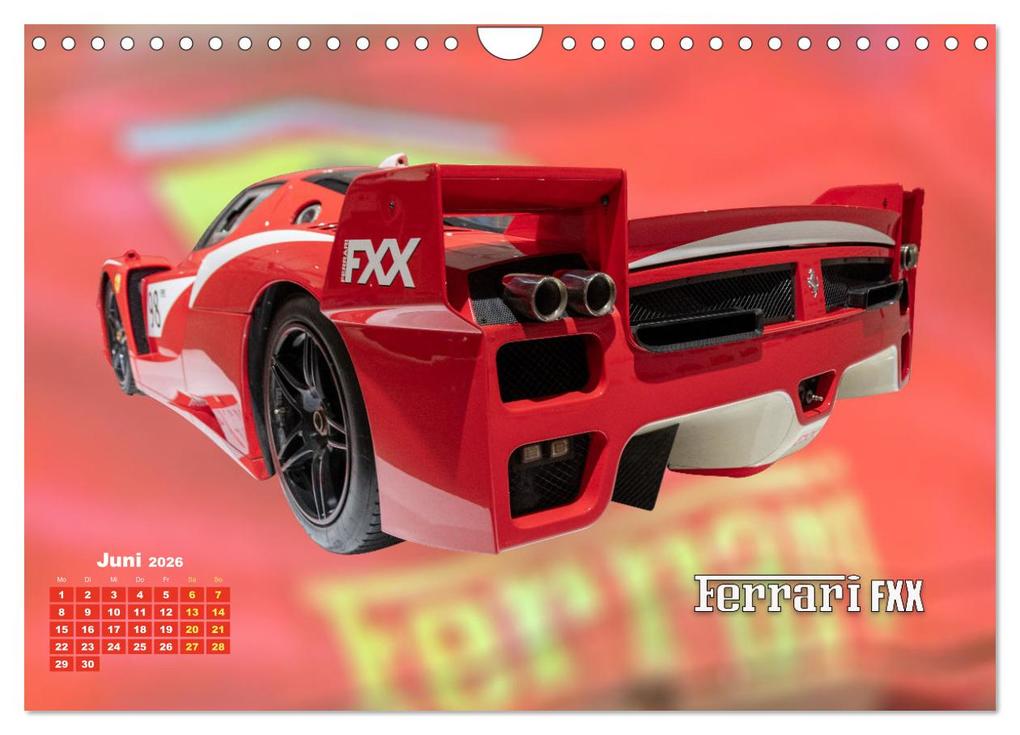 Weitere Ansicht: Ferrari - Synonym für Motorsport (Wandkalender 2026 DIN A4 quer), CALVENDO Monatskalender | Calvendo