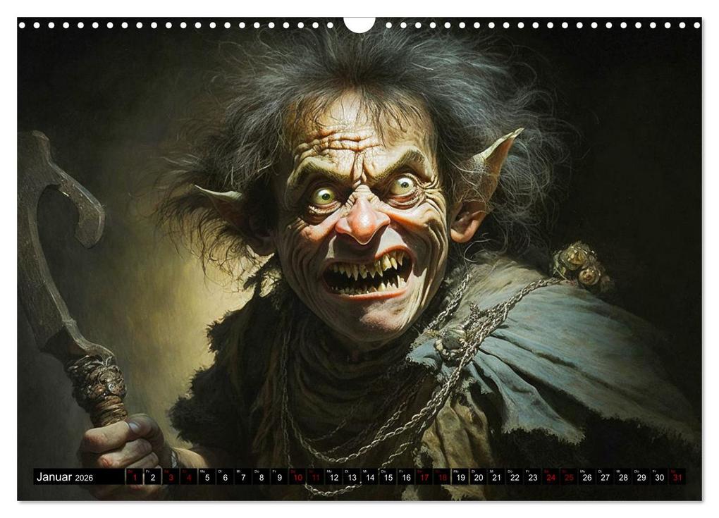 Weitere Ansicht: Im Land der Hexen und Hexer (Wandkalender 2026 DIN A3 quer), CALVENDO Monatskalender | Calvendo, Dirk Meutzner