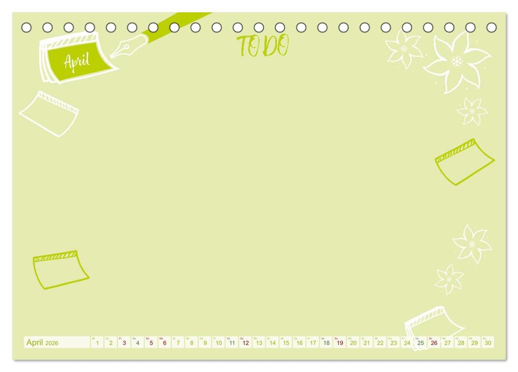 Weitere Ansicht: 12 x Zettelwirtschaft - Bastelkalender (Tischkalender 2026 DIN A5 quer), CALVENDO Monatskalender | Calvendo, ROTH-Design, ROTH-Design ROTH-Design