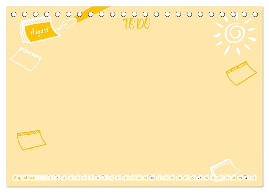 Weitere Ansicht: 12 x Zettelwirtschaft - Bastelkalender (Tischkalender 2026 DIN A5 quer), CALVENDO Monatskalender | Calvendo, ROTH-Design, ROTH-Design ROTH-Design