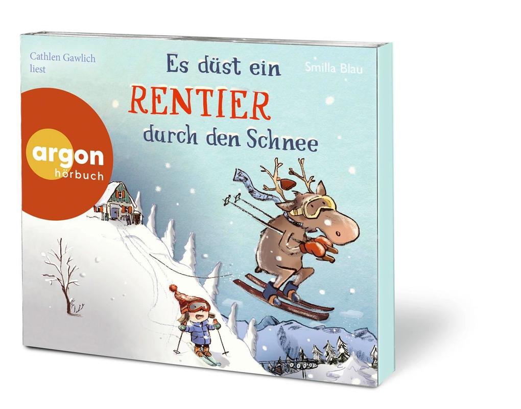 Weitere Ansicht: Es düst ein Rentier durch den Schnee | Smilla Blau