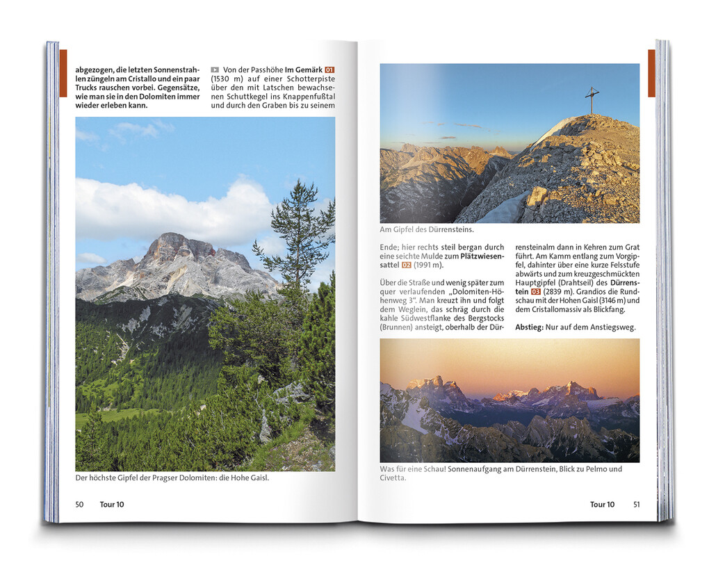Weitere Ansicht: KOMPASS Wanderführer Sextner Dolomiten, Naturpark Drei Zinnen - Herausragende Dolomiten, 50 Touren mit Extra-Tourenkarte | Eugen E Hüsler