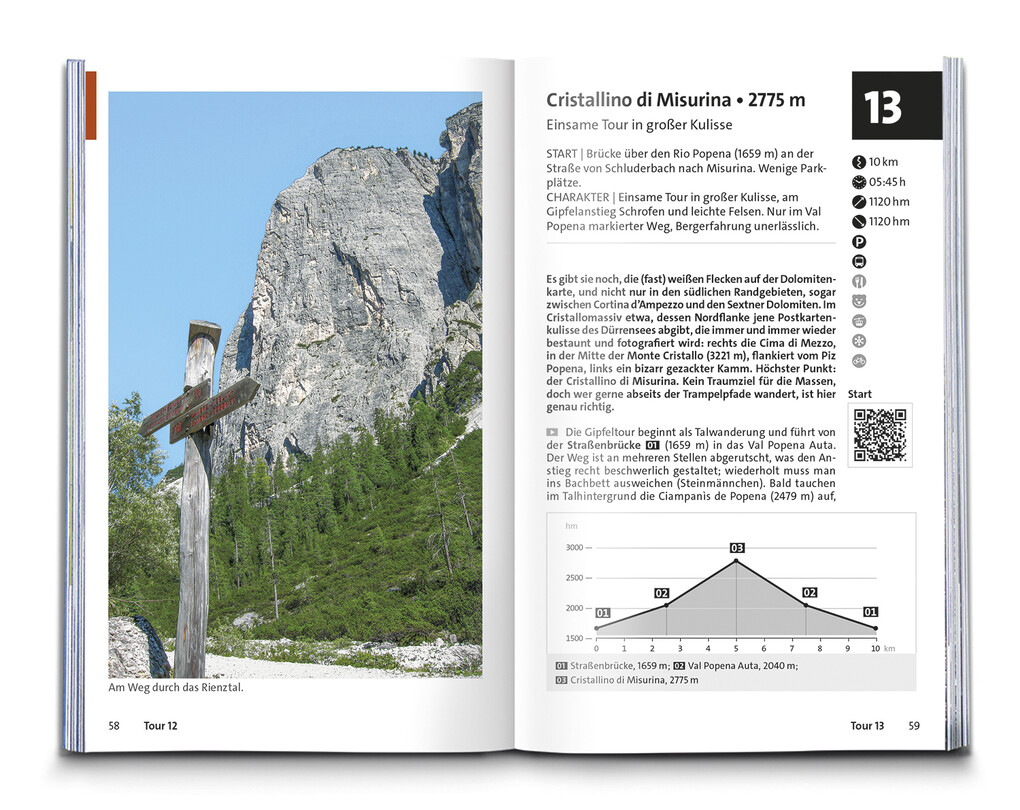 Weitere Ansicht: KOMPASS Wanderführer Sextner Dolomiten, Naturpark Drei Zinnen - Herausragende Dolomiten, 50 Touren mit Extra-Tourenkarte | Eugen E Hüsler