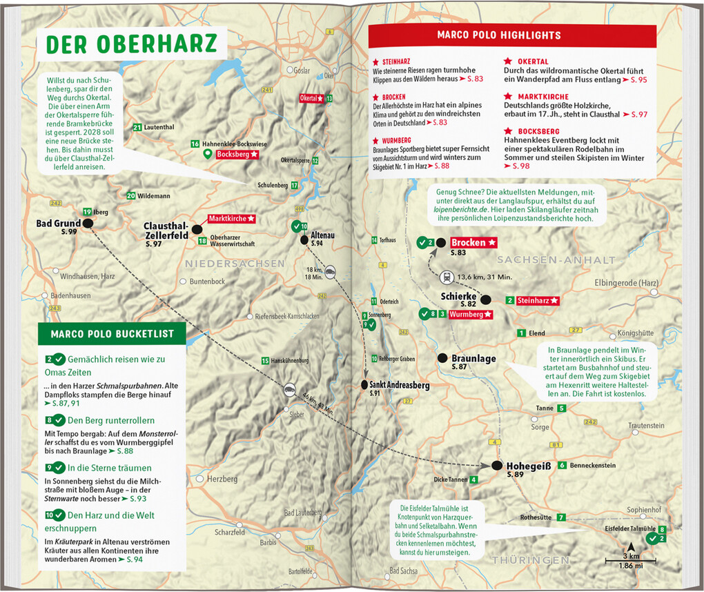 Weitere Ansicht: MARCO POLO Reiseführer Harz | Ralf Kirmse, Hans Bausenhardt