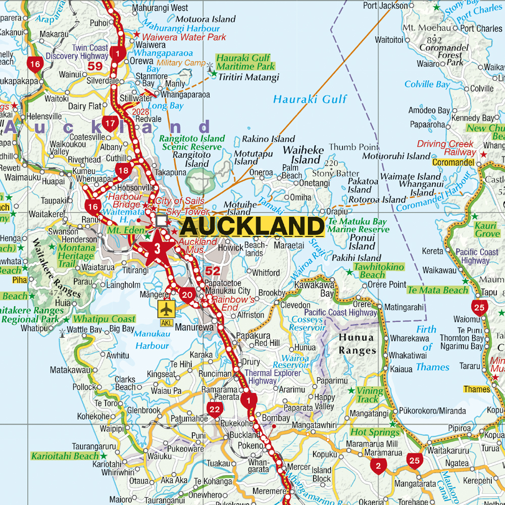 Weitere Ansicht: MARCO POLO Reisekarte Neuseeland 1:1 Mio.