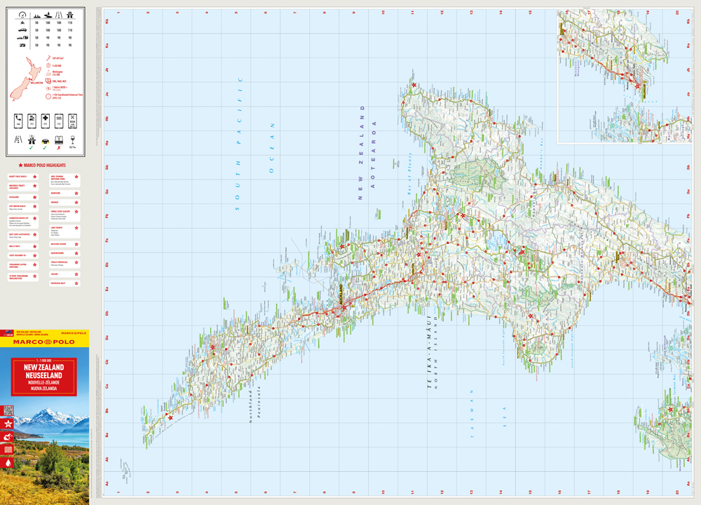 Weitere Ansicht: MARCO POLO Reisekarte Neuseeland 1:1 Mio.