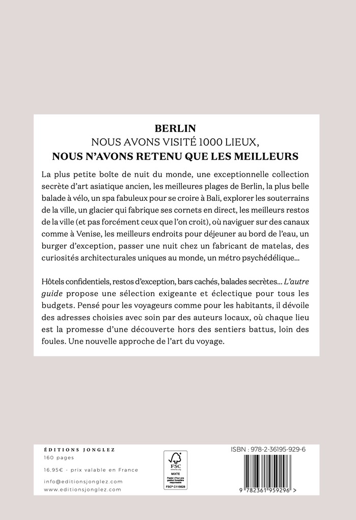 Weitere Ansicht: Berlin - L'autre guide | Thomas Jonglez