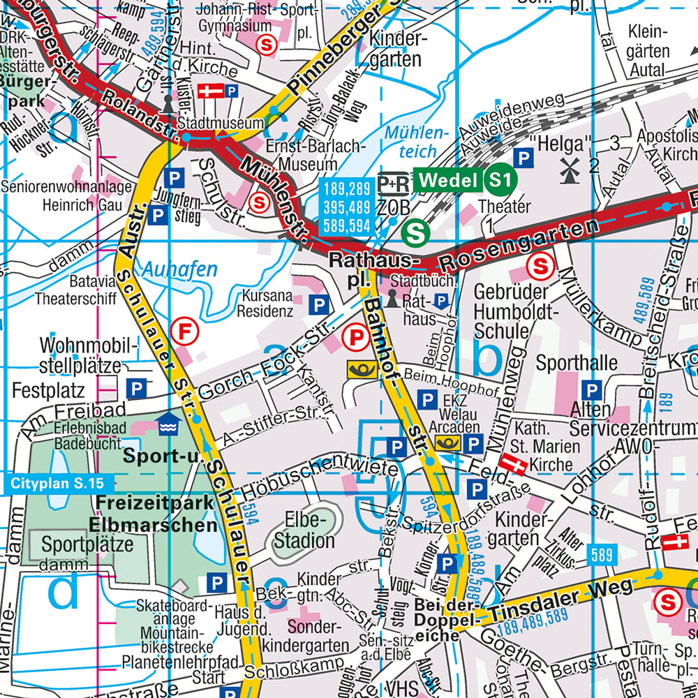 Weitere Ansicht: ADAC Cityatlas Hamburg 1:15.000