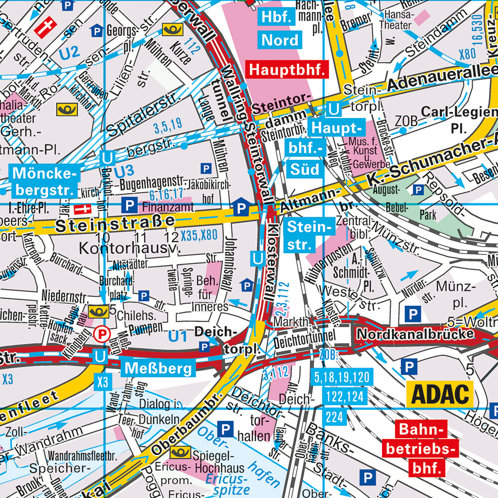 Weitere Ansicht: ADAC Cityatlas Hamburg 1:15.000