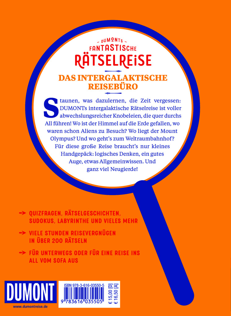 Weitere Ansicht: DUMONTs Fantastische Rätselreise Das intergalaktische Reisebüro | Jens Bey