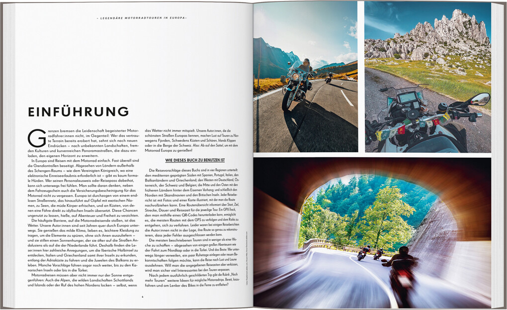 Weitere Ansicht: Legendäre Motorradtouren in Europa