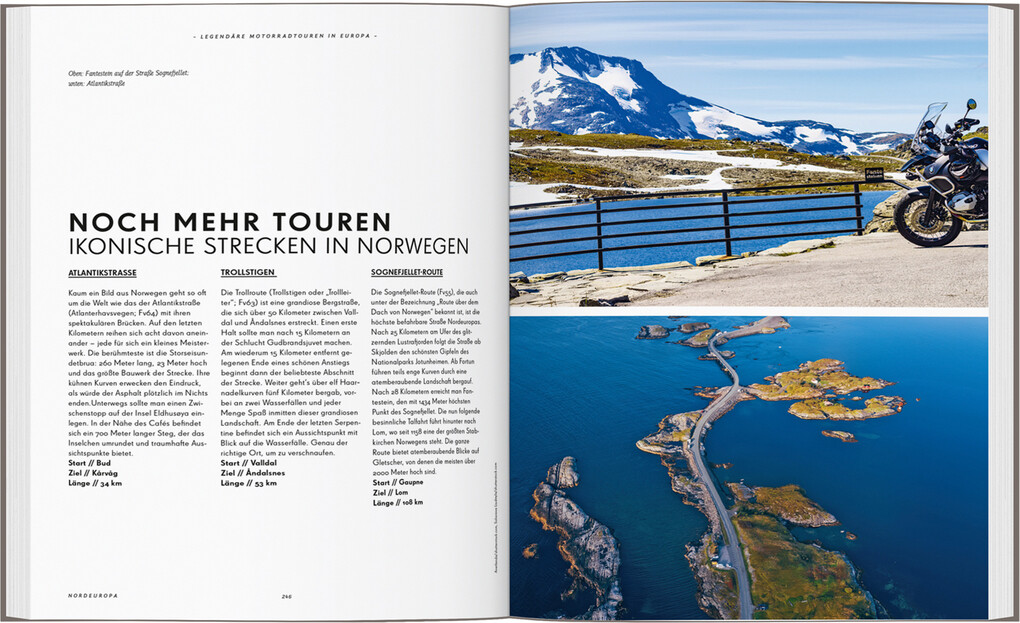 Weitere Ansicht: Legendäre Motorradtouren in Europa