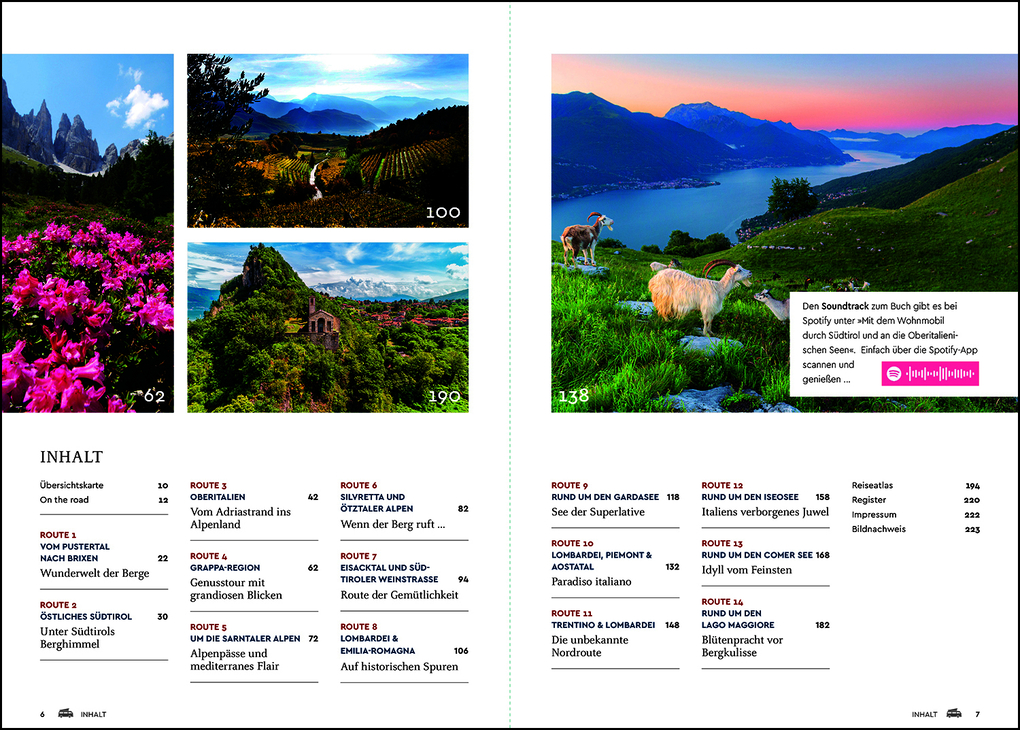 Weitere Ansicht: KUNTH Mit dem Wohnmobil durch Südtirol und an die Oberitalienischen Seen | Susanne Lipps, Rita Henss