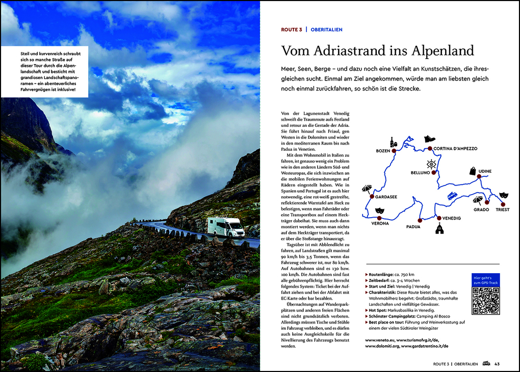 Weitere Ansicht: KUNTH Mit dem Wohnmobil durch Südtirol und an die Oberitalienischen Seen | Susanne Lipps, Rita Henss
