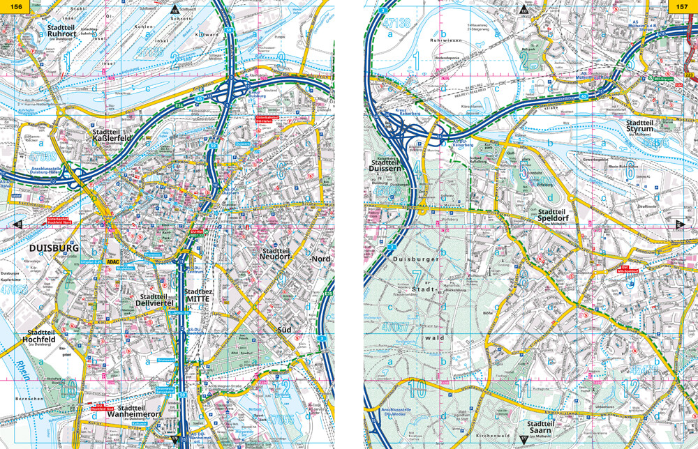 Weitere Ansicht: ADAC Stadtatlas Ruhrgebiet 1:20.000