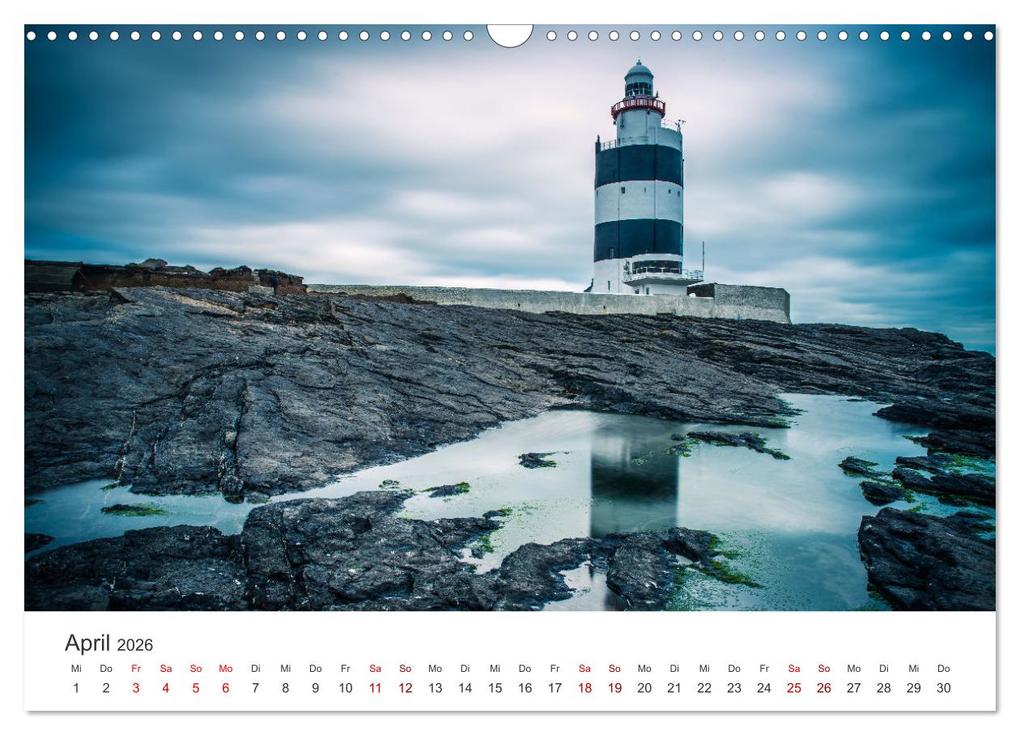 Weitere Ansicht: Leuchttürme Irlands (Wandkalender 2026 DIN A3 quer), CALVENDO Monatskalender | Markus Helfferich, Calvendo