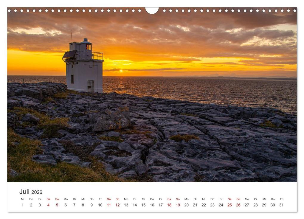 Weitere Ansicht: Leuchttürme Irlands (Wandkalender 2026 DIN A3 quer), CALVENDO Monatskalender | Markus Helfferich, Calvendo