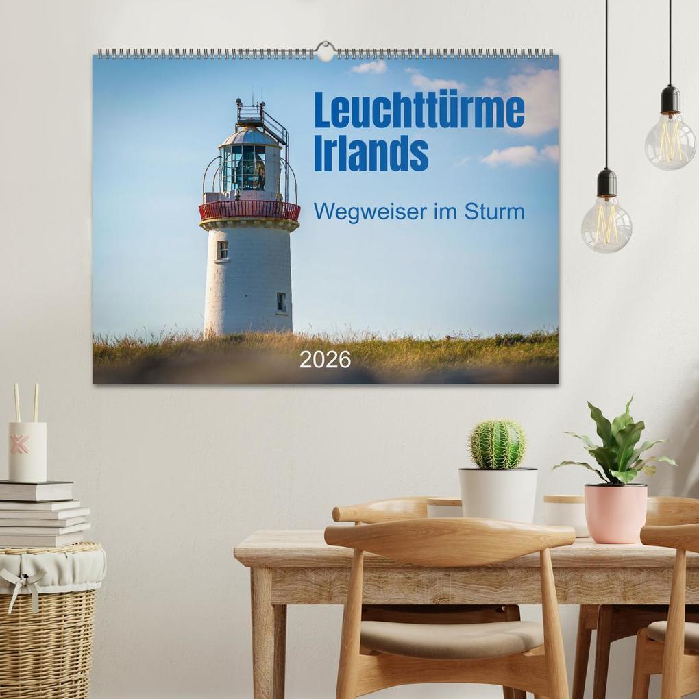 Weitere Ansicht: Leuchttürme Irlands (Wandkalender 2026 DIN A2 quer), CALVENDO Monatskalender | Markus Helfferich, Calvendo