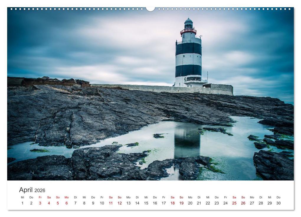 Weitere Ansicht: Leuchttürme Irlands (Wandkalender 2026 DIN A2 quer), CALVENDO Monatskalender | Markus Helfferich, Calvendo