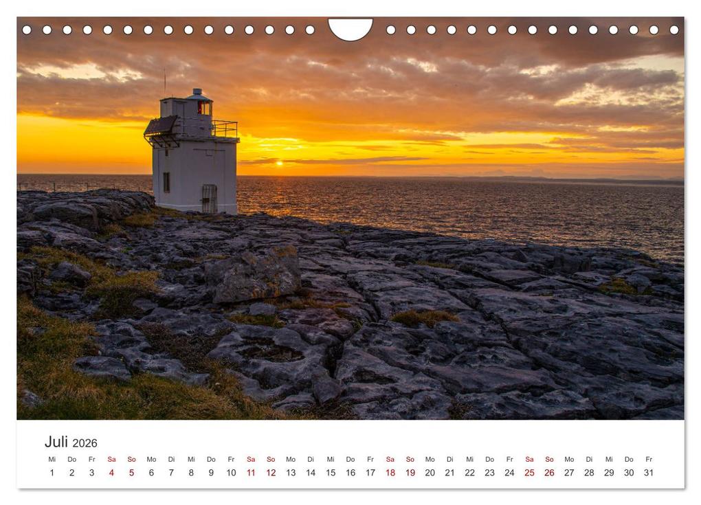 Weitere Ansicht: Leuchttürme Irlands (Wandkalender 2026 DIN A4 quer), CALVENDO Monatskalender | Markus Helfferich, Calvendo