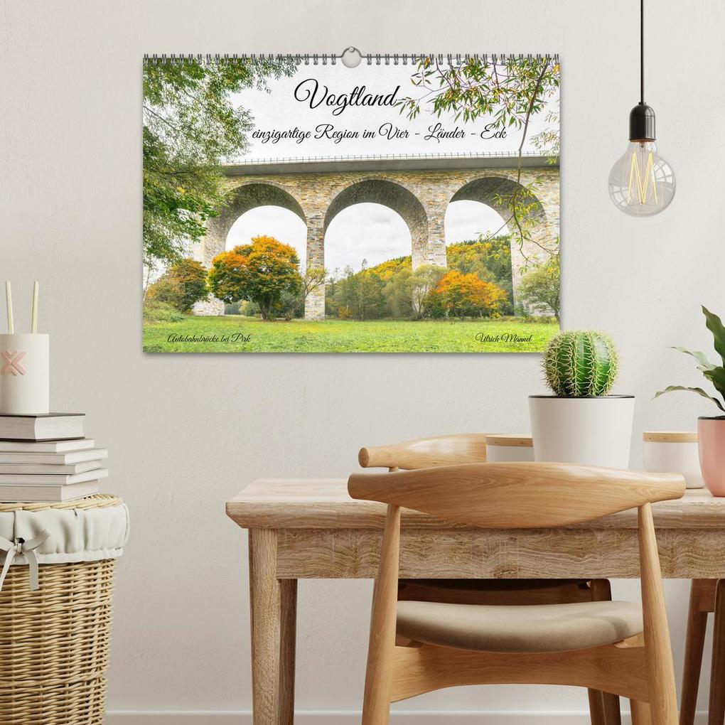 Weitere Ansicht: Vogtland - einzigartige Region im Vier - Länder - Eck (Wandkalender 2026 DIN A3 quer), CALVENDO Monatskalender | Ulrich Männel, Calvendo