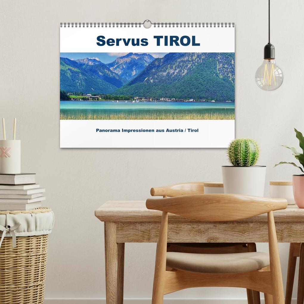 Weitere Ansicht: Servus TIROL Panorama Impressionen aus Austria / Tirol (Wandkalender 2026 DIN A3 quer), CALVENDO Monatskalender | Susan Michel, Calvendo