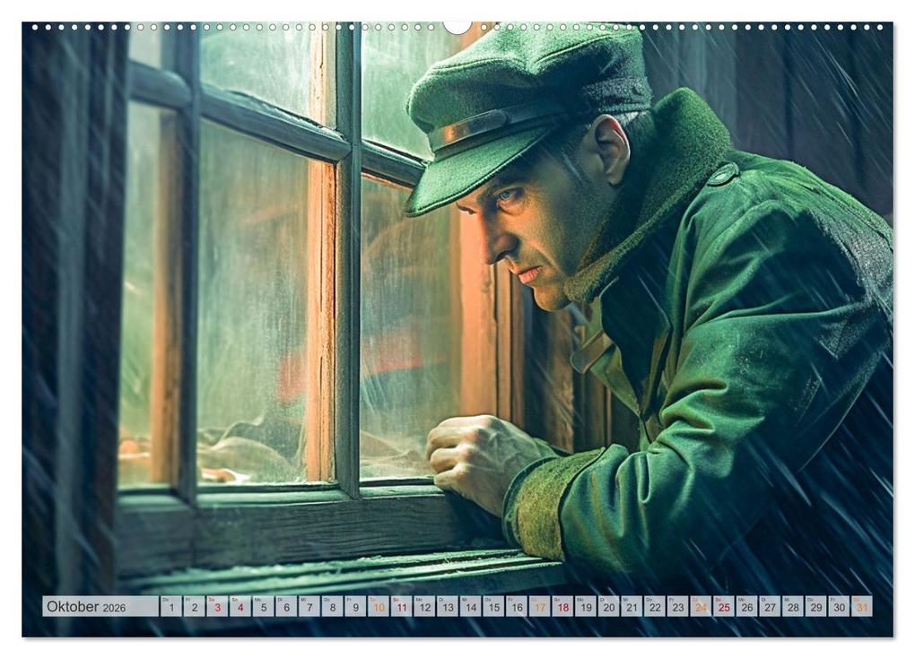 Weitere Ansicht: Rotkäppchen und der Wolf (Wandkalender 2026 DIN A2 quer), CALVENDO Monatskalender | Dirk Meutzner, Calvendo