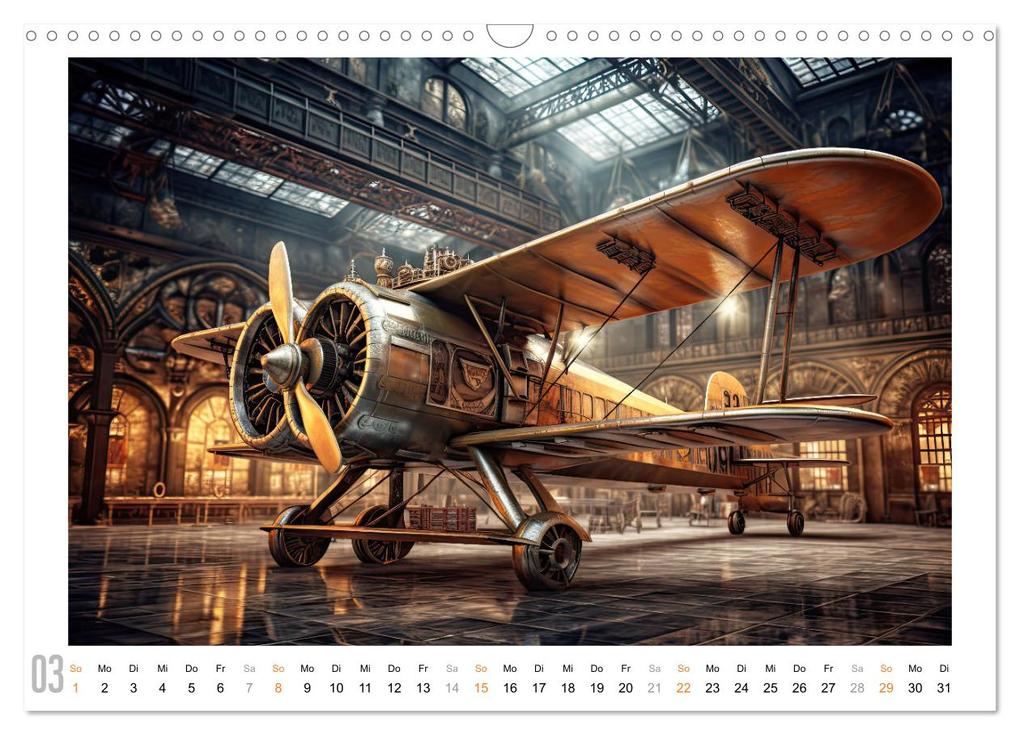 Weitere Ansicht: Steampunk Luftfahrt (Wandkalender 2026 DIN A3 quer), CALVENDO Monatskalender | Sabine Löwer, Calvendo