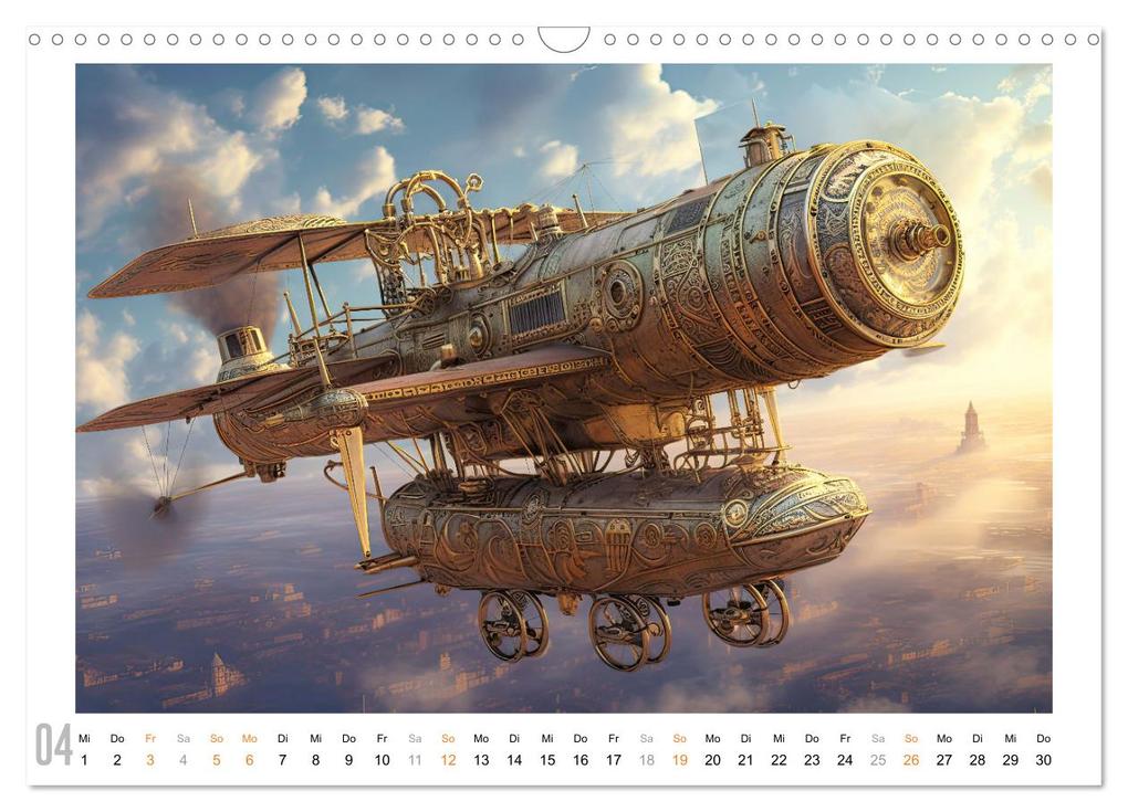Weitere Ansicht: Steampunk Luftfahrt (Wandkalender 2026 DIN A3 quer), CALVENDO Monatskalender | Sabine Löwer, Calvendo