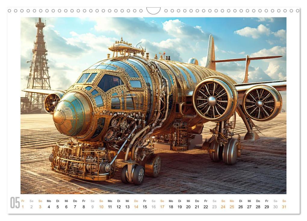 Weitere Ansicht: Steampunk Luftfahrt (Wandkalender 2026 DIN A3 quer), CALVENDO Monatskalender | Sabine Löwer, Calvendo