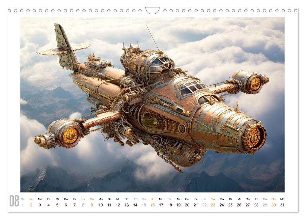 Weitere Ansicht: Steampunk Luftfahrt (Wandkalender 2026 DIN A3 quer), CALVENDO Monatskalender | Sabine Löwer, Calvendo