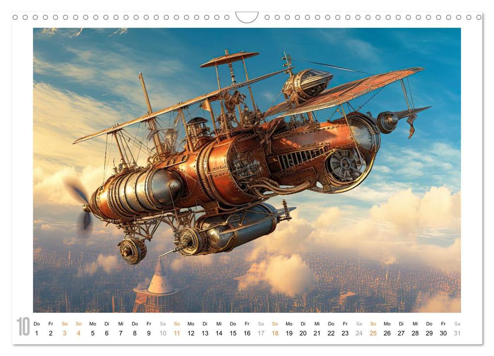 Weitere Ansicht: Steampunk Luftfahrt (Wandkalender 2026 DIN A3 quer), CALVENDO Monatskalender | Sabine Löwer, Calvendo
