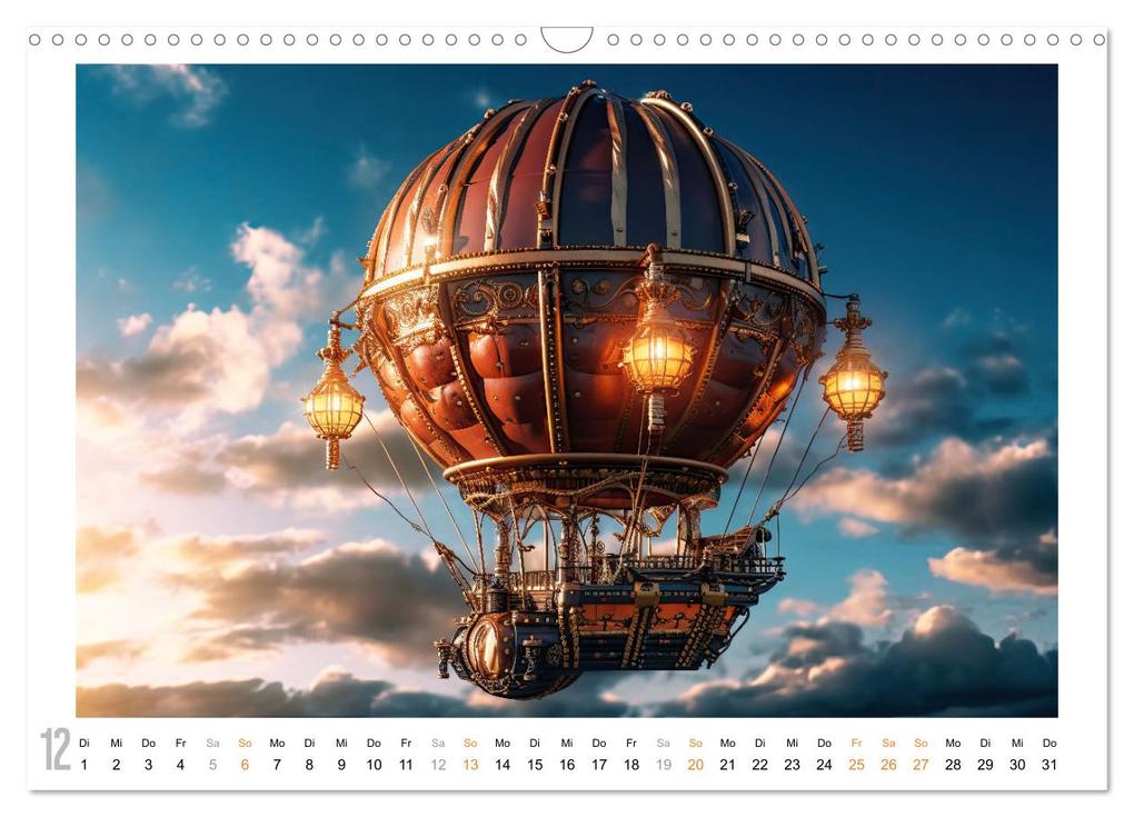 Weitere Ansicht: Steampunk Luftfahrt (Wandkalender 2026 DIN A3 quer), CALVENDO Monatskalender | Sabine Löwer, Calvendo