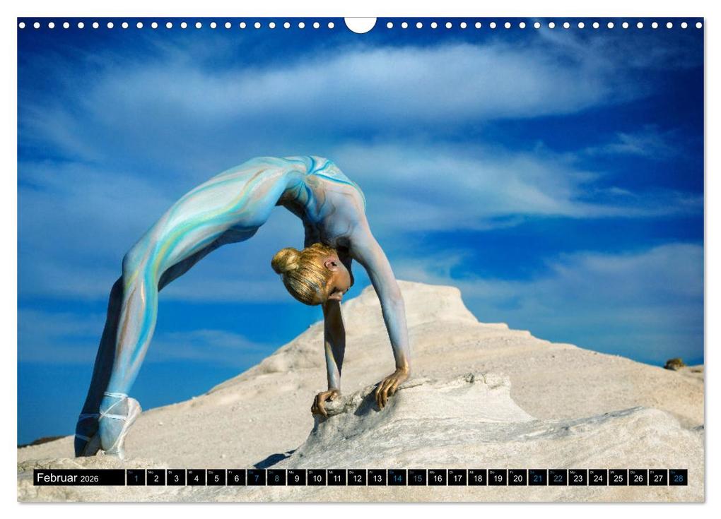 Weitere Ansicht: Naturwesen - Bodypainting Körperlandschaften (Wandkalender 2026 DIN A3 quer), CALVENDO Monatskalender | Julie Boehm, Calvendo