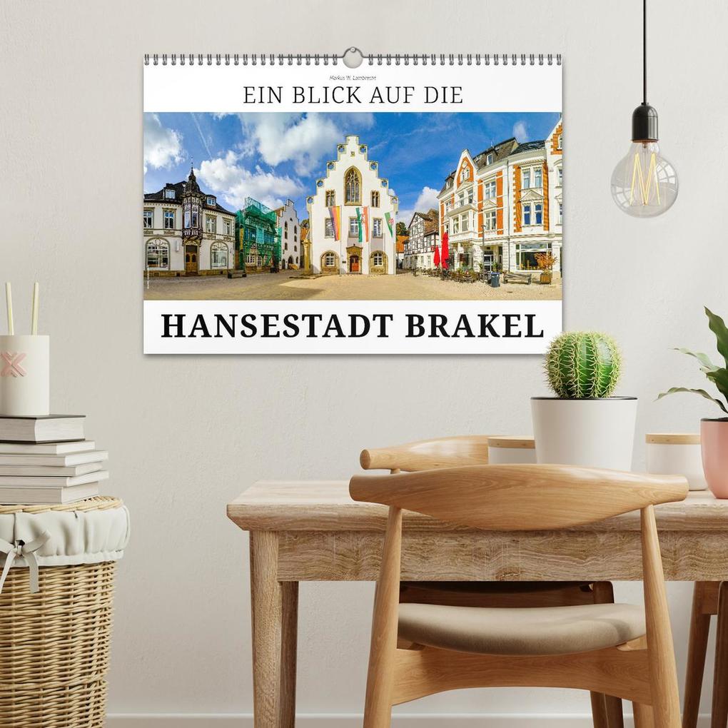 Weitere Ansicht: Ein Blick auf die Hansestadt Brakel (Wandkalender 2026 DIN A3 quer), CALVENDO Monatskalender | Calvendo, Markus W. Lambrecht