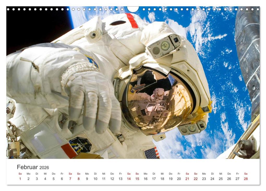 Weitere Ansicht: Astronauten - Menschen im Weltall (Wandkalender 2026 DIN A3 quer), CALVENDO Monatskalender | Calvendo, M. Scott