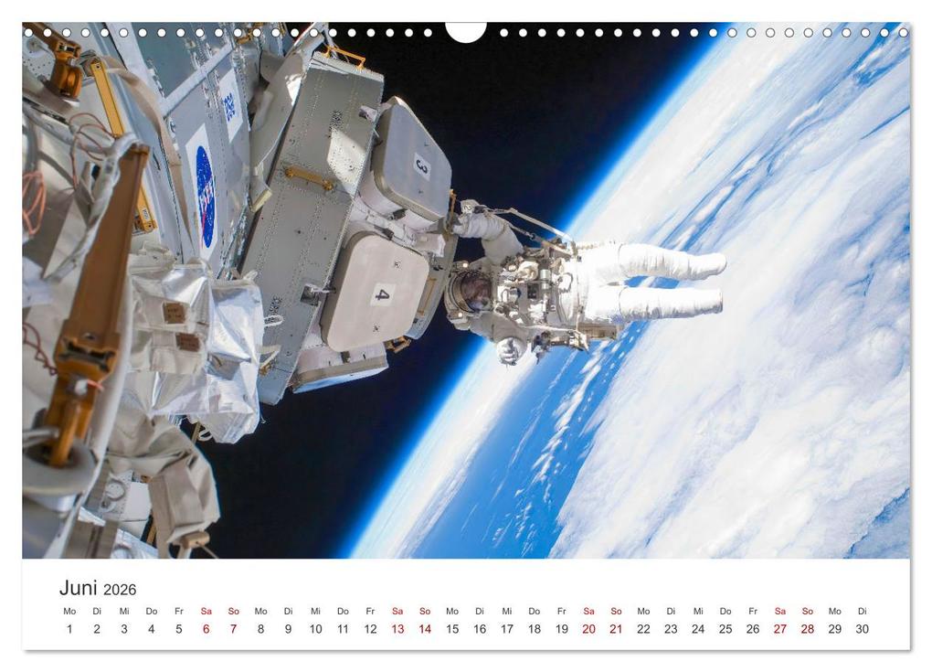 Weitere Ansicht: Astronauten - Menschen im Weltall (Wandkalender 2026 DIN A3 quer), CALVENDO Monatskalender | Calvendo, M. Scott