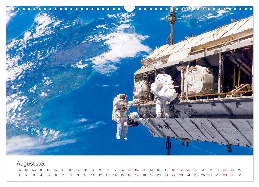 Weitere Ansicht: Astronauten - Menschen im Weltall (Wandkalender 2026 DIN A3 quer), CALVENDO Monatskalender | Calvendo, M. Scott