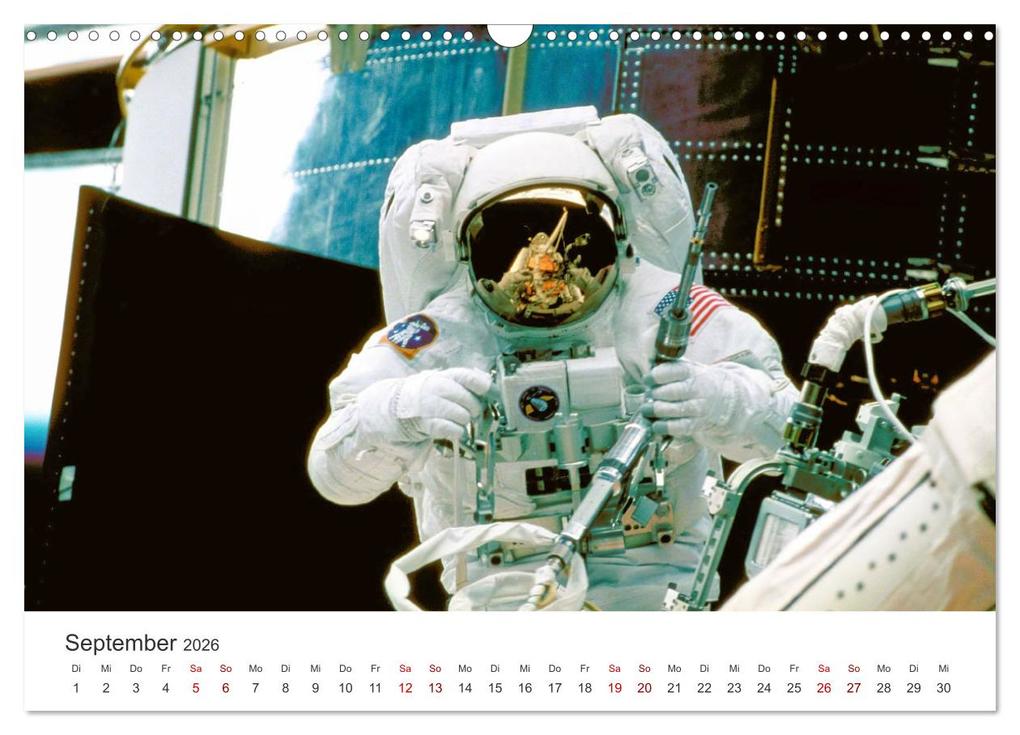 Weitere Ansicht: Astronauten - Menschen im Weltall (Wandkalender 2026 DIN A3 quer), CALVENDO Monatskalender | Calvendo, M. Scott
