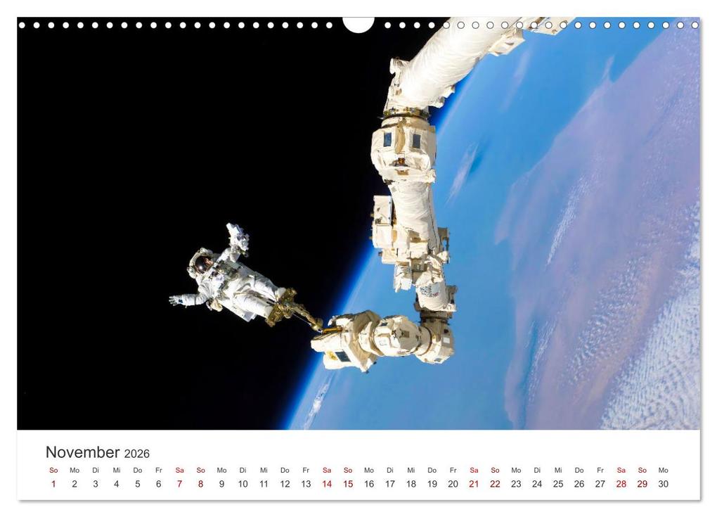 Weitere Ansicht: Astronauten - Menschen im Weltall (Wandkalender 2026 DIN A3 quer), CALVENDO Monatskalender | Calvendo, M. Scott