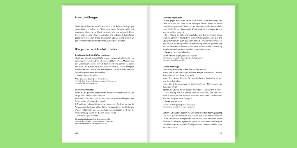 Weitere Ansicht: Intimitätskoordination