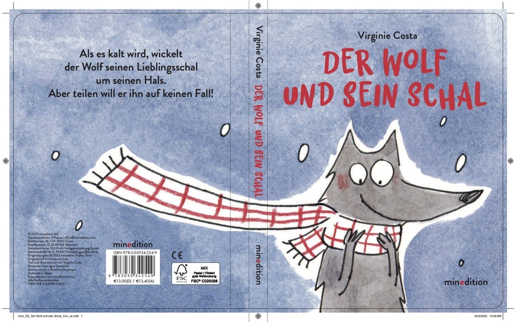 Weitere Ansicht: Der Wolf und sein Schal | Virginie Costa