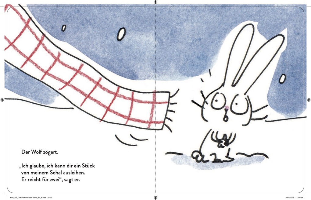 Weitere Ansicht: Der Wolf und sein Schal | Virginie Costa